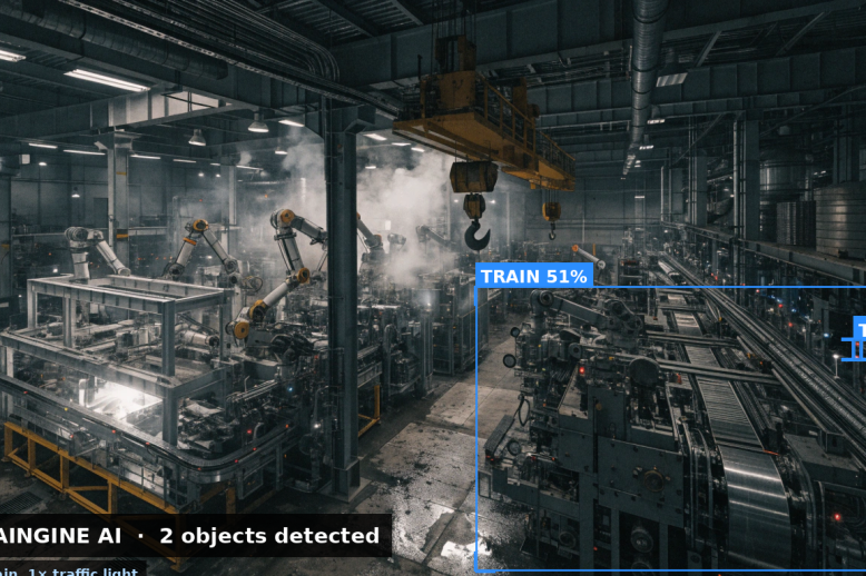 Wide industrial manufacturing facility
